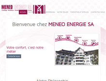 Tablet Screenshot of meneo.ch